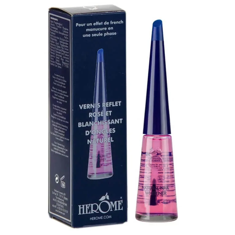 HEROME LAC CU EFECT DE STRĂLUCIRE ROZ ȘI ALBITOR NATURAL 10 ML — preț și oferte