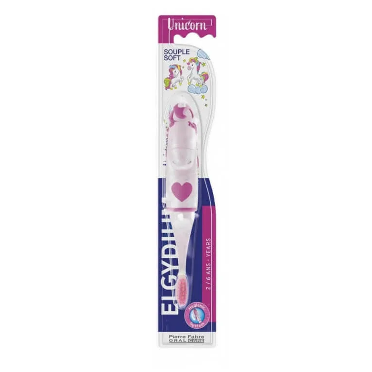 ELGYDIUM PERIUȚĂ DE DINȚI LICORN, MOALE, 2-6 ANI — preț și oferte