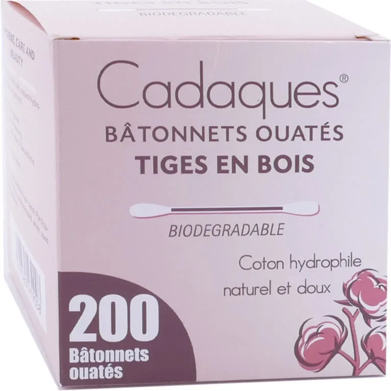 CADAQUES 200 DE BĂȚUȘE DE VATĂ DIN BUMBAC HIDROFIL — preț și oferte