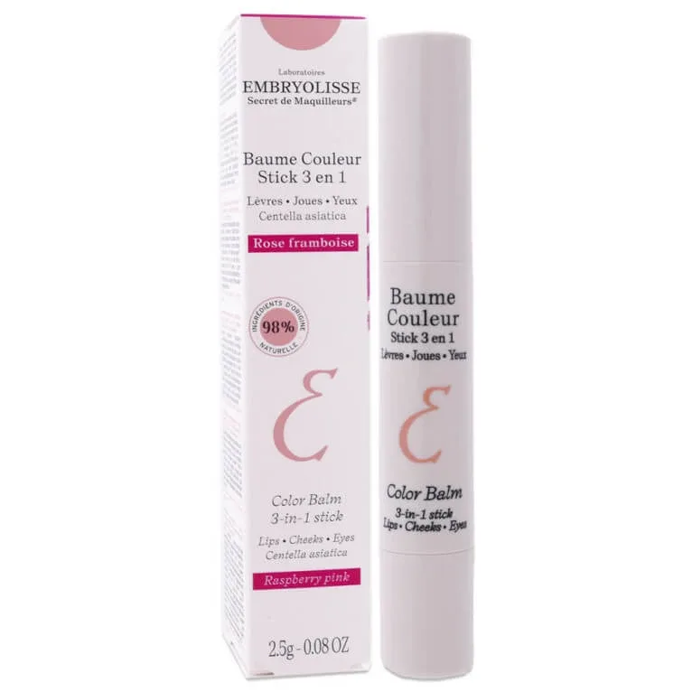EMBRYOLISSE BALSAM DE CULOARE ÎN STICK 3 ÎN 1 ROZ ZMEURĂ 2,5 g — preț și oferte