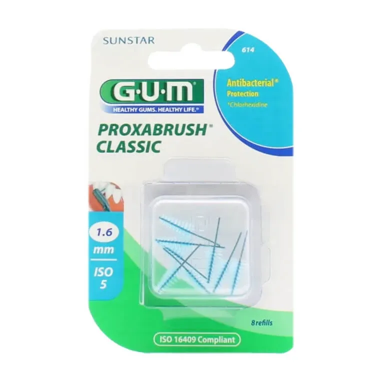 GUM PROXABRUSH CLASSIC 8 rezerve de 1,6 mm nr. 614 — preț și oferte