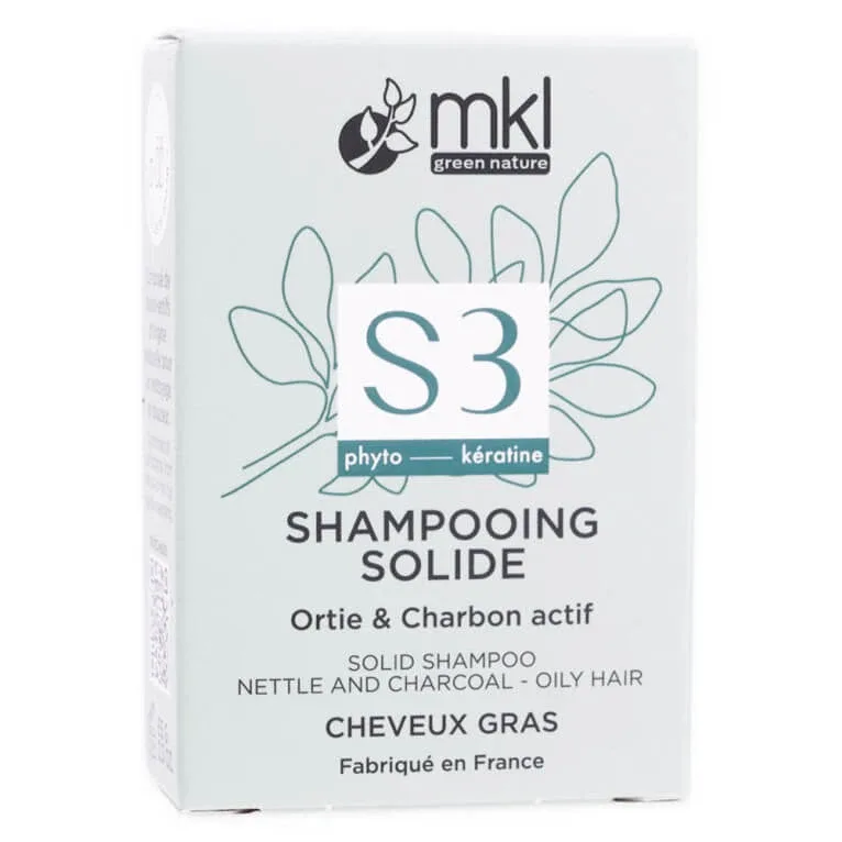 MKL S3 ȘAMPON SOLID CU URZICĂ ȘI CĂRBUNE ACTIV 65G — preț și oferte
