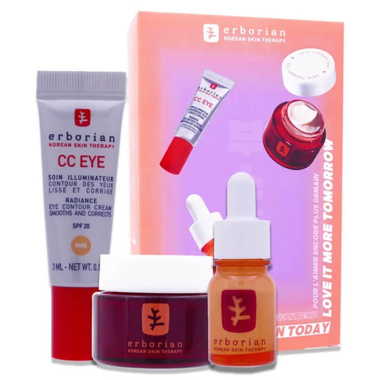 ERBORIAN SET CC EYE DORE + SKIN THERAPY EYE + SERUM DE NOAPTE — preț și oferte
