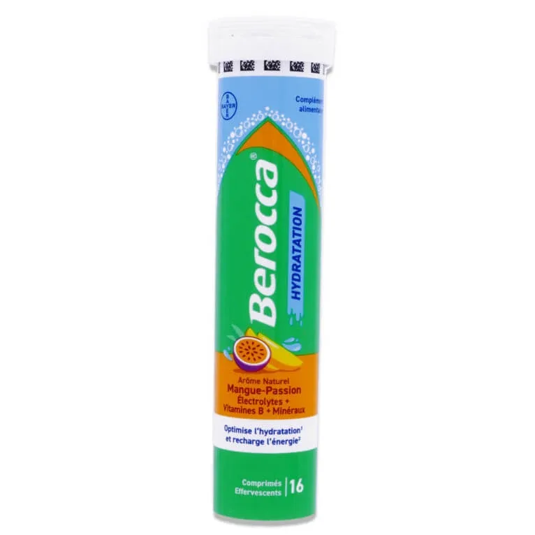 BEROCCA HIDRATARE MANGO ȘI FRUCTUL PASIUNII 16 COMPRIMATE EFERVESCENTE — preț și oferte