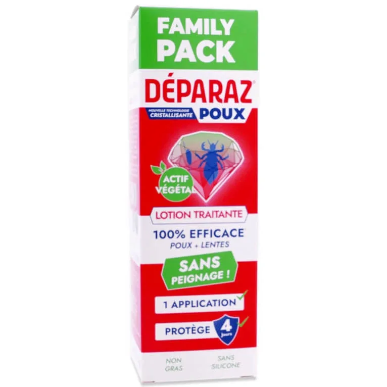 DEPARAZ LOȚIUNE DE TRATARE ÎMPOTRIVA PĂDUCHILOR, FĂRĂ PERIERE, 200 ML — preț și oferte