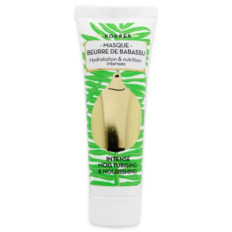 KORRES MASCĂ CU UNT DE BABASSU PENTRU HIDRATARE INTENSĂ 18 ML — preț și oferte