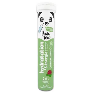 PANDA TEA HIDRATARE & ENERGIE ZMEURĂ ȘI MENTĂ 20 TABLETE