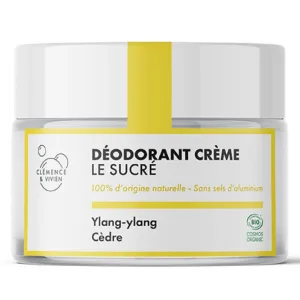 CLEMENCE & VIVIEN DEZODORANT CREMĂ BIO „LE SUCRÉ” 50 G