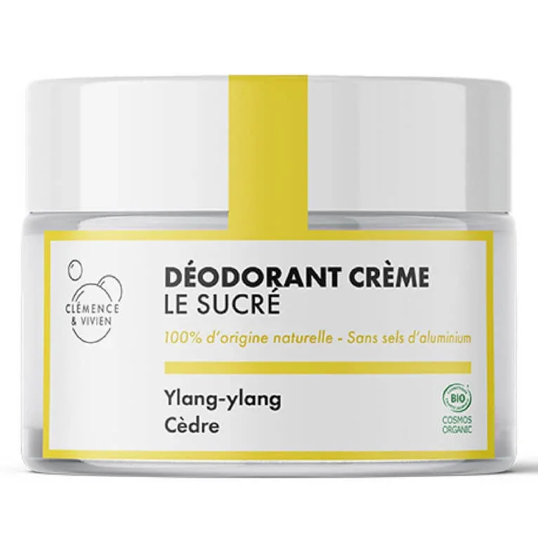 CLEMENCE & VIVIEN DEZODORANT CREMĂ BIO „LE SUCRÉ” 50 G — preț și oferte