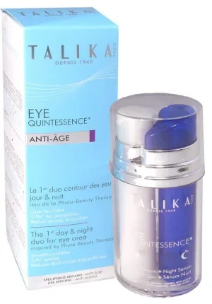 TALIKA EYE QUINTESSENCE ANTI-AGE DUO ZI-NOAPTE 2x10 ml