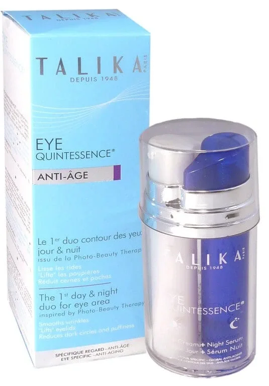 TALIKA EYE QUINTESSENCE ANTI-AGE DUO ZI-NOAPTE 2x10 ml — preț și oferte