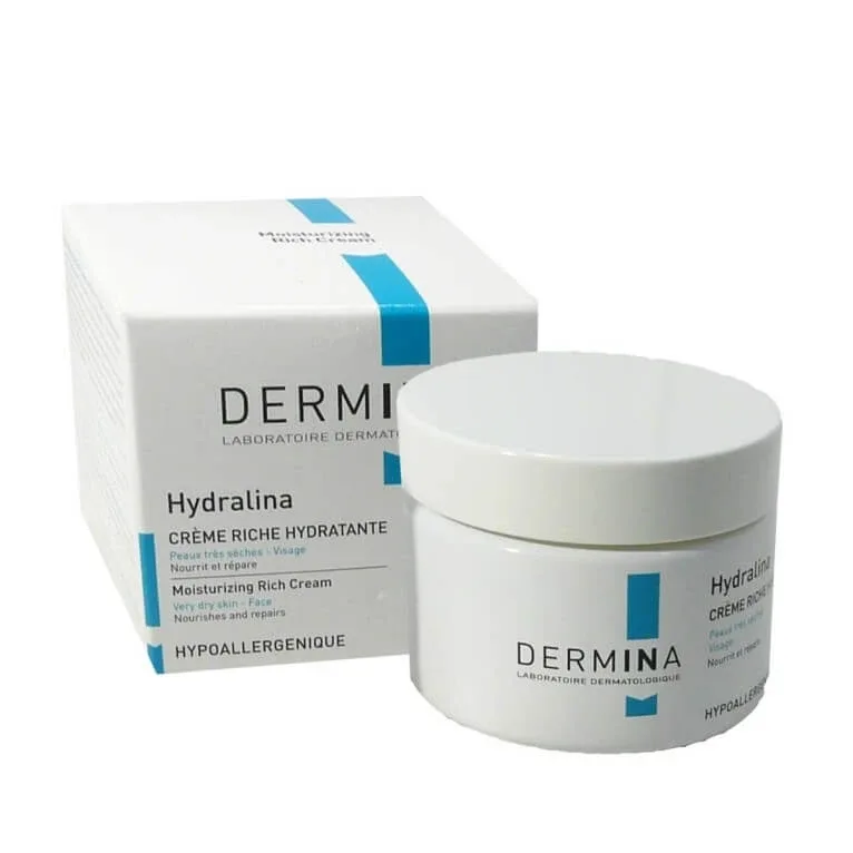 DERMINA HYDRALINA CREMĂ HIDRATANTĂ RICHĂ 50 ml — preț și oferte