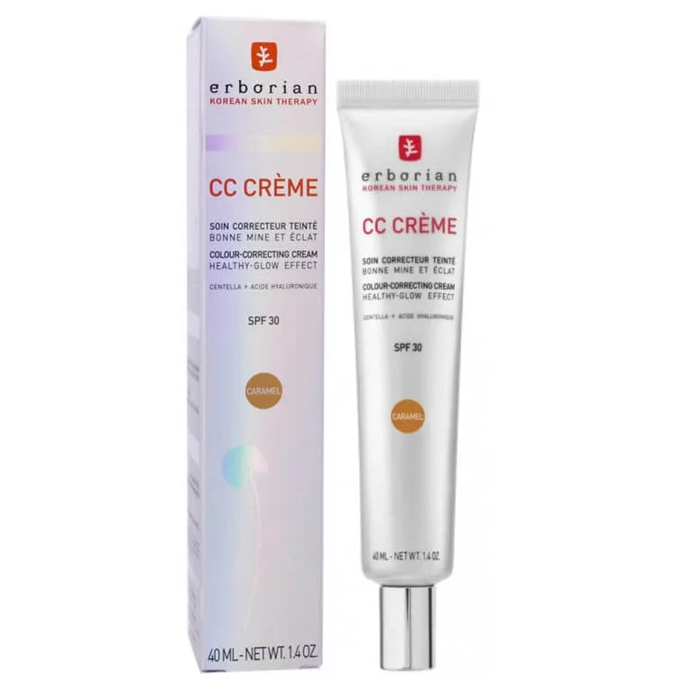ERBORIAN CC CREMĂ CORECTOR DE TEN SPF30 CARAMEL 40 ML — preț și oferte