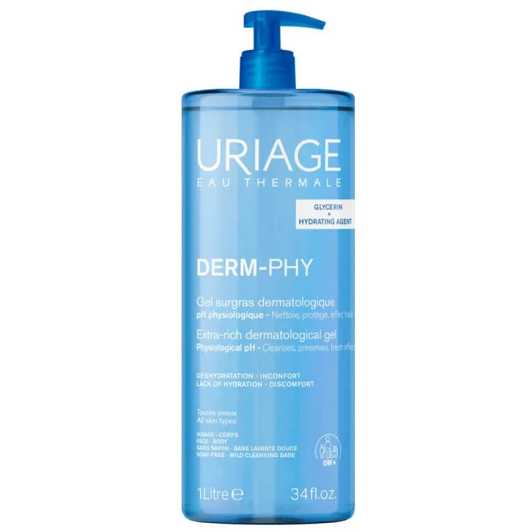 URIAGE DERM-PHY GEL DERMATOLOGIC HIDRATANT INTENS 1 L — preț și oferte