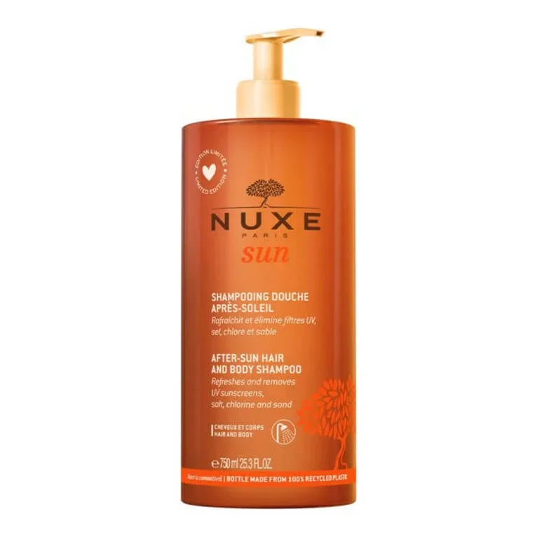 NUXE SUN ȘAMPON ȘI GEL DE DUȘ DUPĂ EXPUNEREA LA SOARE 750 ML — preț și oferte