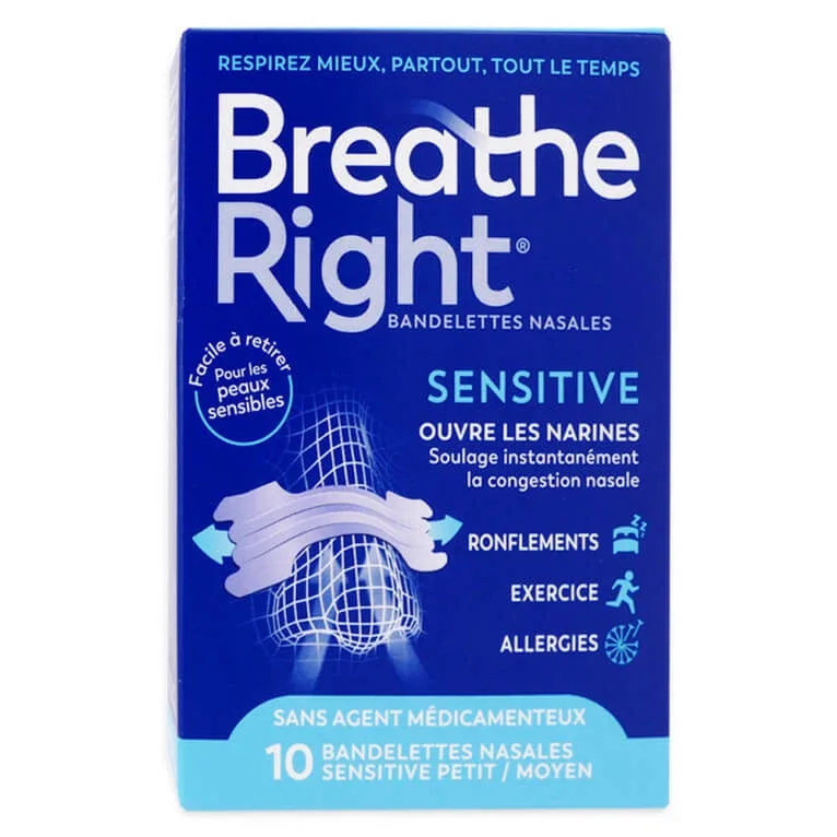BREATH RIGHT BENZI NASALE MIC/MEDIU X10 — preț și oferte