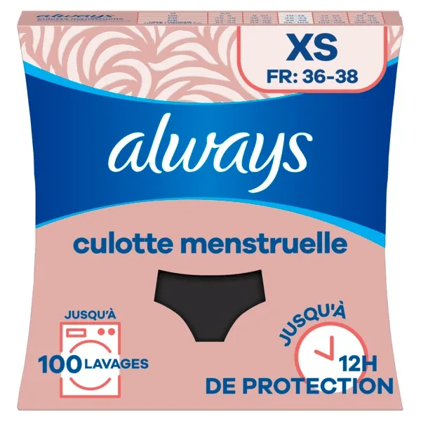 ALWAYS CHILOȚI MENSTRUALI PENTRU FLUX MEDIU-ABUNDENT, MĂRIME XS 36-38 — preț și oferte