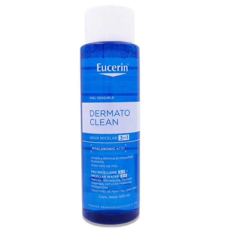 EUCERIN DERMATO CLEAN APĂ MICELARĂ 3 ÎN 1 400 ML — preț și oferte