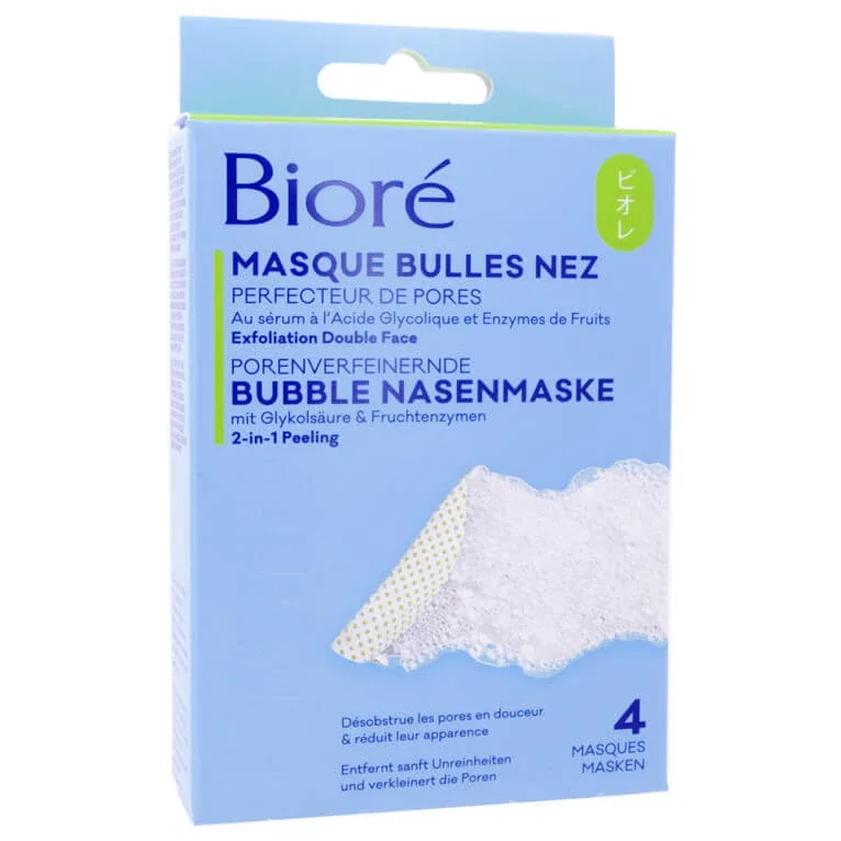 BIORE MASCĂ CU BULE PENTRU NAS, 4 MĂȘTI — preț și oferte