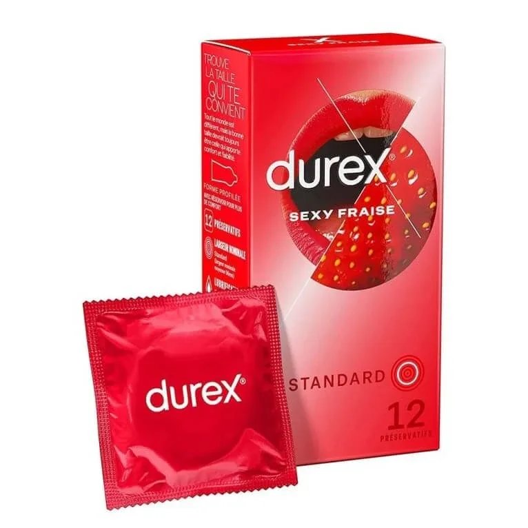 DUREX SEXY FRAISE STANDARD 12 PREZERVATIVE — preț și oferte
