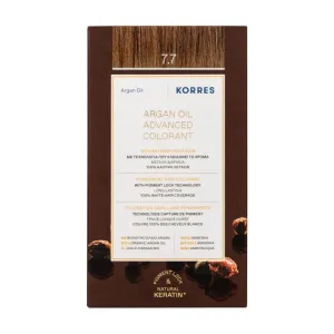 KORRES VOPSEA DE PĂR PERMANENTĂ CU ULEI DE ARGAN MOKA 7.7
