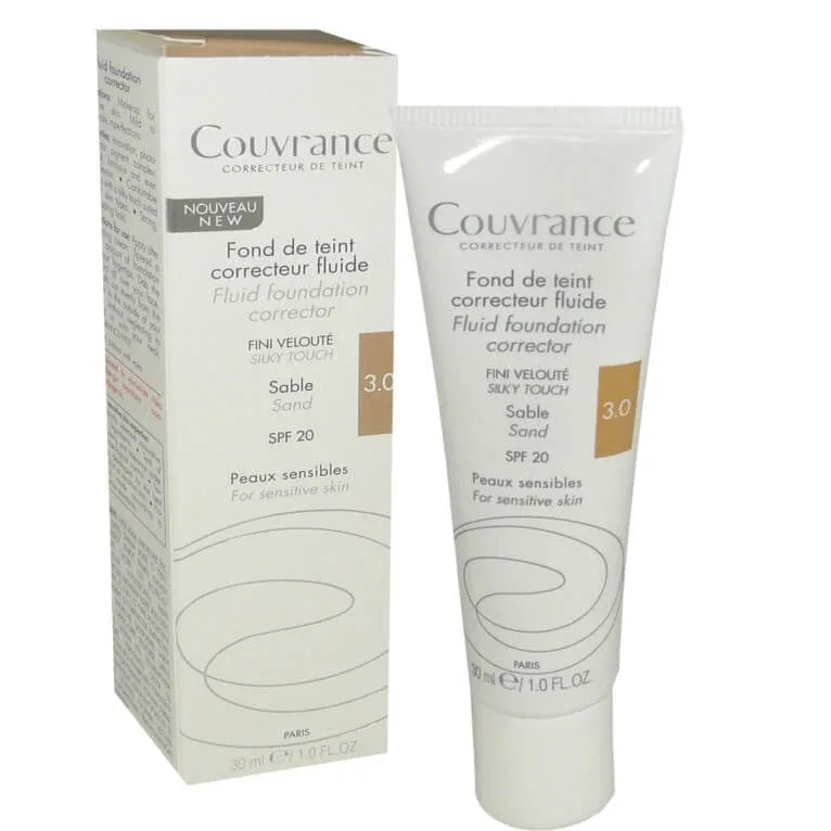 AVENE COUVRANCE Fond de ten corector fluid 3.0 Sable 30 ml — preț și oferte