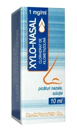 Xylo-nasal picaturi nazale, solutie, 1mg/ml, Rompharm | 10 ml — preț și oferte