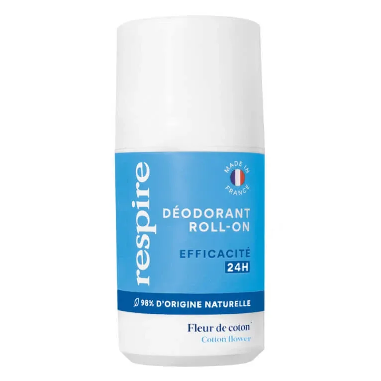 RESPIRE DEODORANT ROLL-ON CU PARFUM DE FLOARE DE BUMBAC 50 ML — preț și oferte