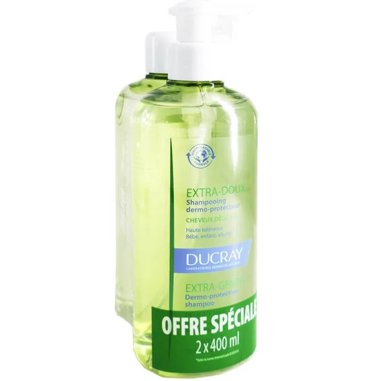DUCRAY ȘAMPON EXTRA DELICAT 2X400ML — preț și oferte