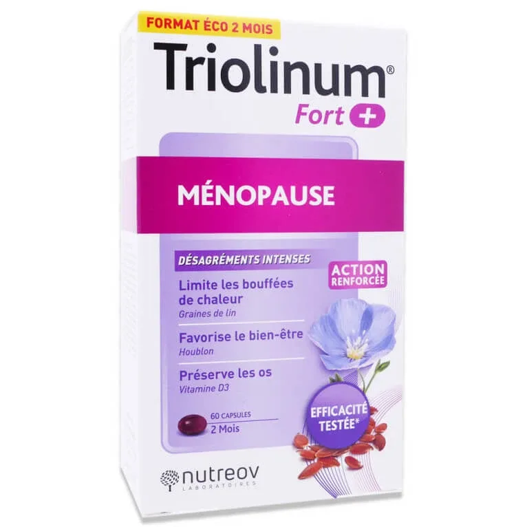 NUTREOV TRIOLINUM FORT+ MENOPAUZĂ 60 DE CAPSULE — preț și oferte