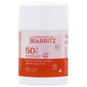 BIARRITZ STICK DE PROTECȚIE SOLARĂ ALB SPF50+ 12G