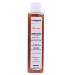 NUBIANCE EXFOCLEAN GEL EXFOLIANT PENTRU FAȚĂ ȘI CORP 200 ML