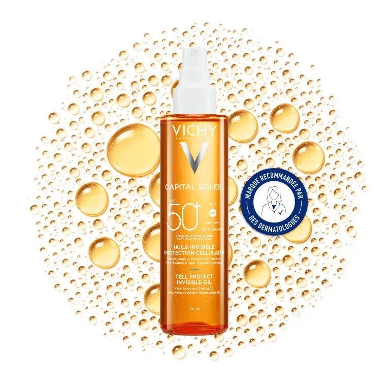 VICHY CAPITAL SOLEIL ULEI INVISIBIL SPF50+ 200 ml — preț și oferte
