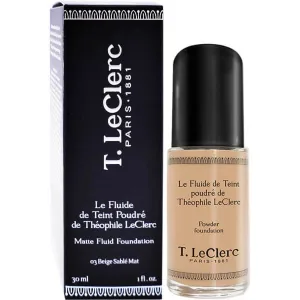 T.LECLERC Fond de ten fluid pudră nr. 3 bej nisip mat