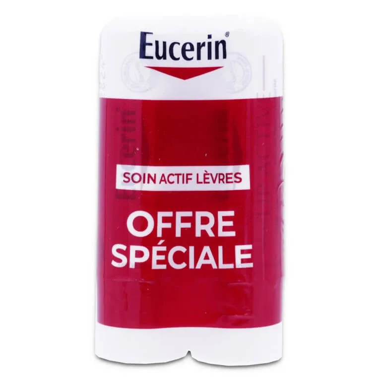 EUCERIN ÎNGRIJIRE ACTIVĂ PENTRU BUZE SET DE 2X4,8 G — preț și oferte