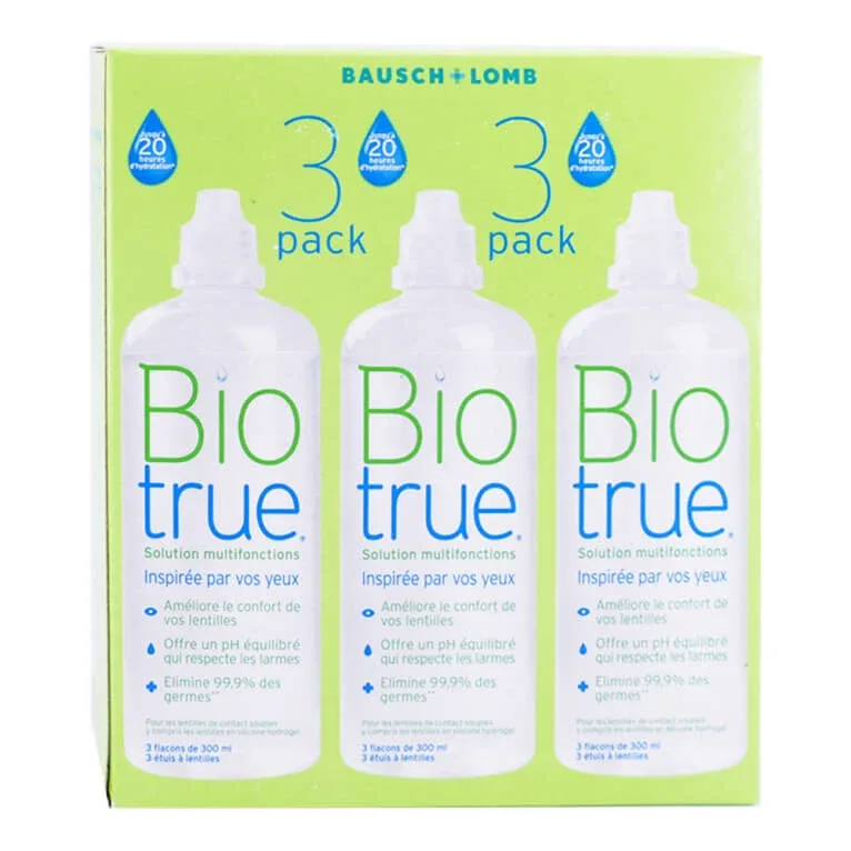 BIO TRUE SOLUȚIE MULTIFUNCȚIONALĂ SET DE 3 X 300 ML — preț și oferte