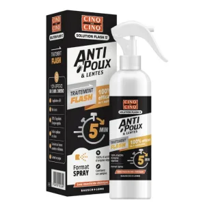 CINQ SUR CINQ ÎMPOTRIVA PĂDUCHILOR ȘI LĂCUSTELOR – TRATAMENT RAPID DE 5 MINUTE, 150 ML