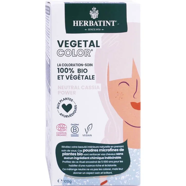 HERBATINT VEGETAL COLOR BIO NEUTRAL CASSIA POWER 100 g — preț și oferte