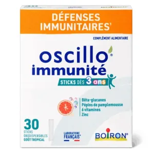 OSCILLO IMUNITATE DE LA 3 ANI 30 DE BĂȚUȘE CU AROMĂ TROPICALĂ