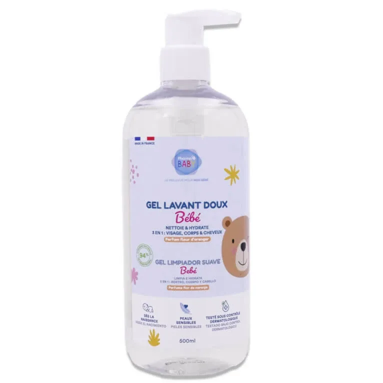 PHARMABABY GEL DE CURĂȚARE DELICAT PENTRU BEBELUȘI 500 ML — preț și oferte