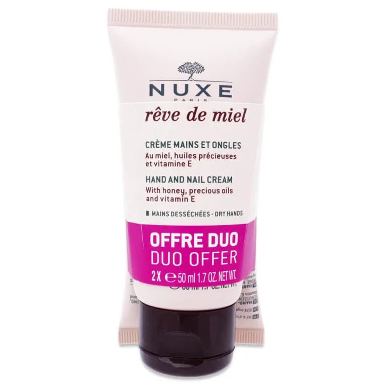 NUXE REVE DE MIEL CREMĂ PENTRU MÂINI ȘI UNGHII SET DE 2X50ML — preț și oferte