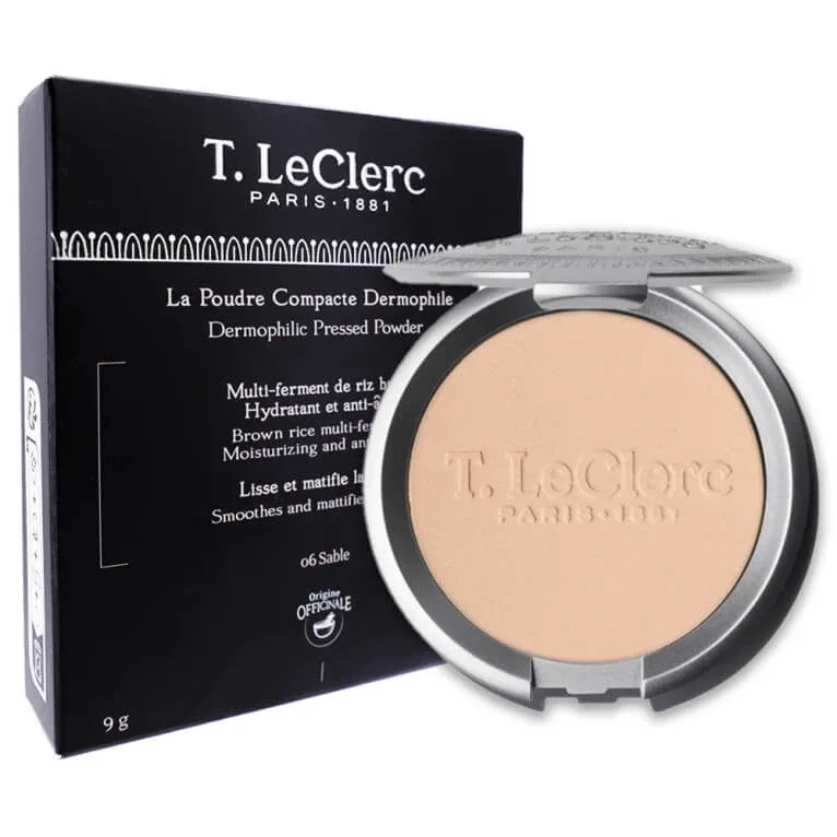 T.LECLERC Pudra compactă Dermophile 06 Nisip 9 g — preț și oferte