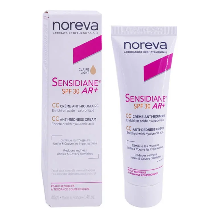 NOREVA SENSIDIANE AR+ SPF30 CC CREMĂ CLARĂ 40 ML — preț și oferte