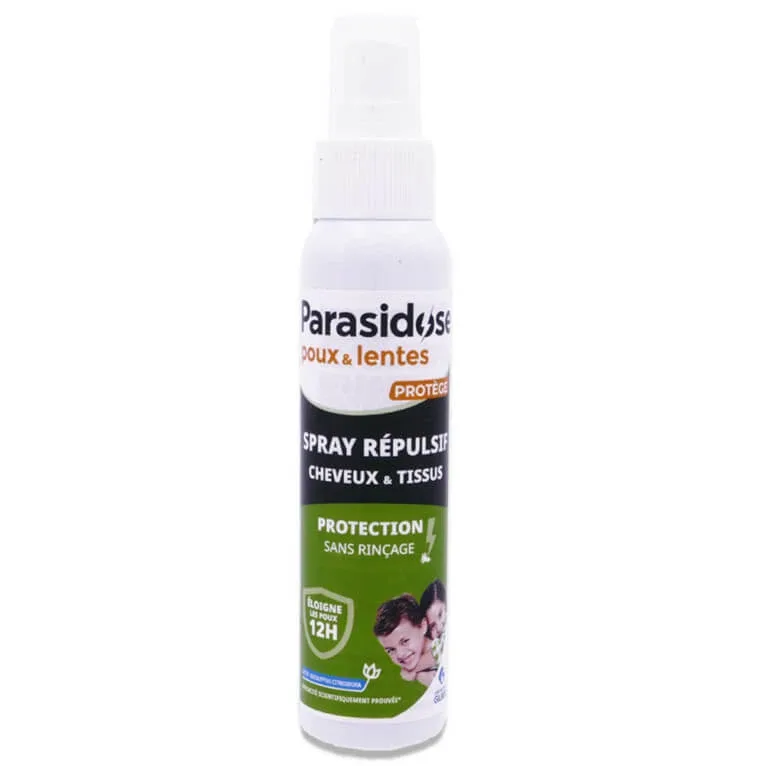 PARASIDOSE SPRAY REPELENT ÎMPOTRIVA PĂDUCHILOR DE PĂR ȘI ȚESĂTURILOR 100 ML — preț și oferte
