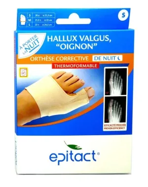 EPITACT ORTEZĂ PENTRU HALLUX VALGUS DE NOAPTE, MĂRIME S