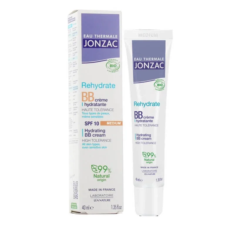 JONZAC REHYDRATE BB CREMĂ MEDIE, TOLERANȚĂ RIDICATĂ, 40 ML, BIO — preț și oferte