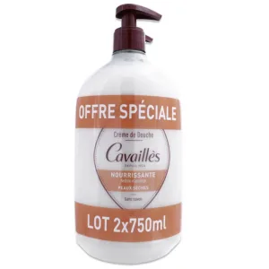 ROGE CAVAILLES CREMĂ DE DUȘ HRĂNITOARE SET DE 2 X 750 ML