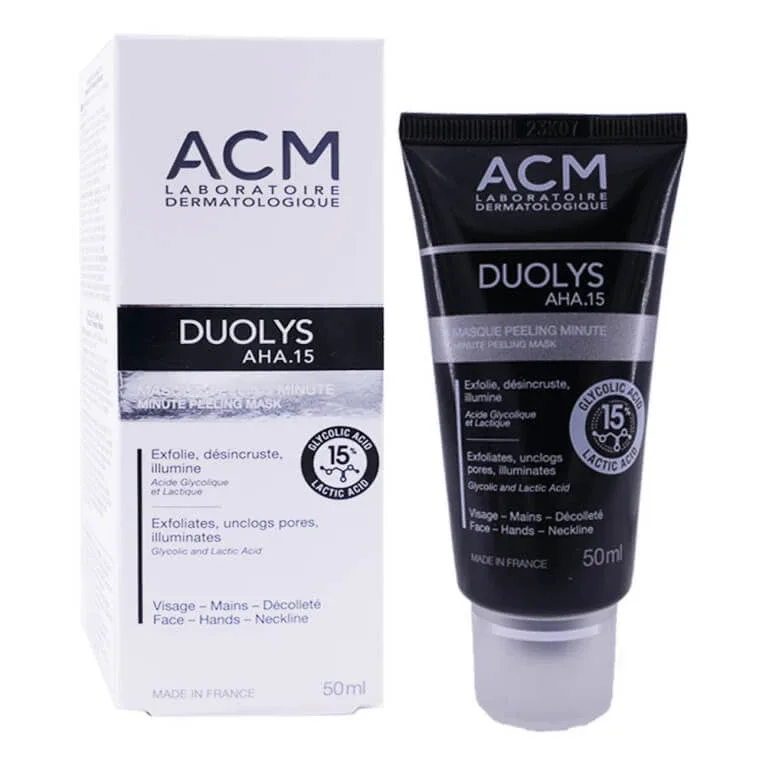 ACM DUOLYS AHA. 15 Mască exfoliantă rapidă 50 ml ACM LABORATOIRE — preț și oferte