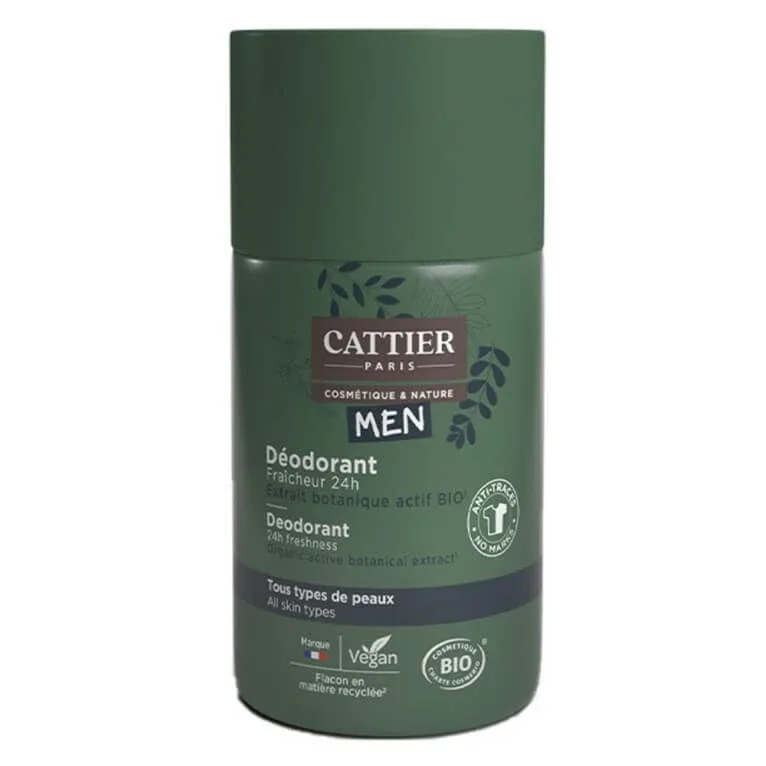 CATTIER MEN DEZODORANT PROASPĂTIME 24 DE ORE ROLL-ON ECOLOGIC 50 ML — preț și oferte