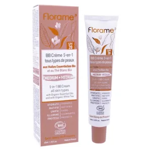 FLORAME BIO BB CREMĂ 5 ÎN 1 MEDIUM SPF20 40ML